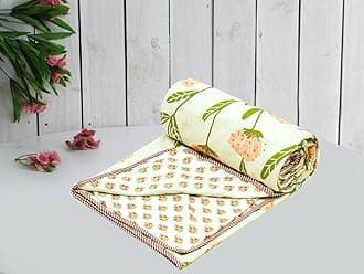 COZY FURNISH Super Soft Brushed Microfiber Cotton 2 Layer Breathable Double Dohar Lightweight Bed Dohar 84X96(Inches) 213X243(CM) Dohar Throws for Bed