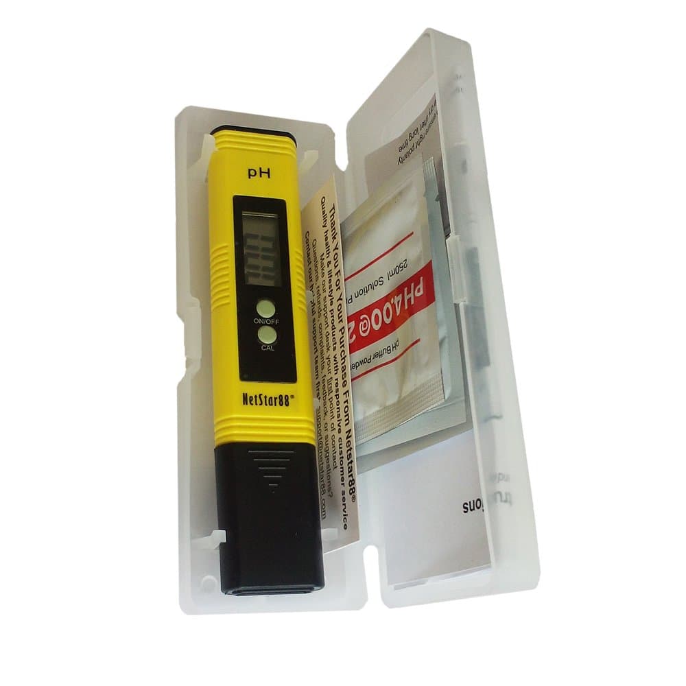 Netstar88® High Accuracy Pocket Automatic pH Meter NSM01; Better accuracy than pH Strips. Pen pH Tester for water, swimming pool, aquarium, scientific. Pre-calibrated with manual