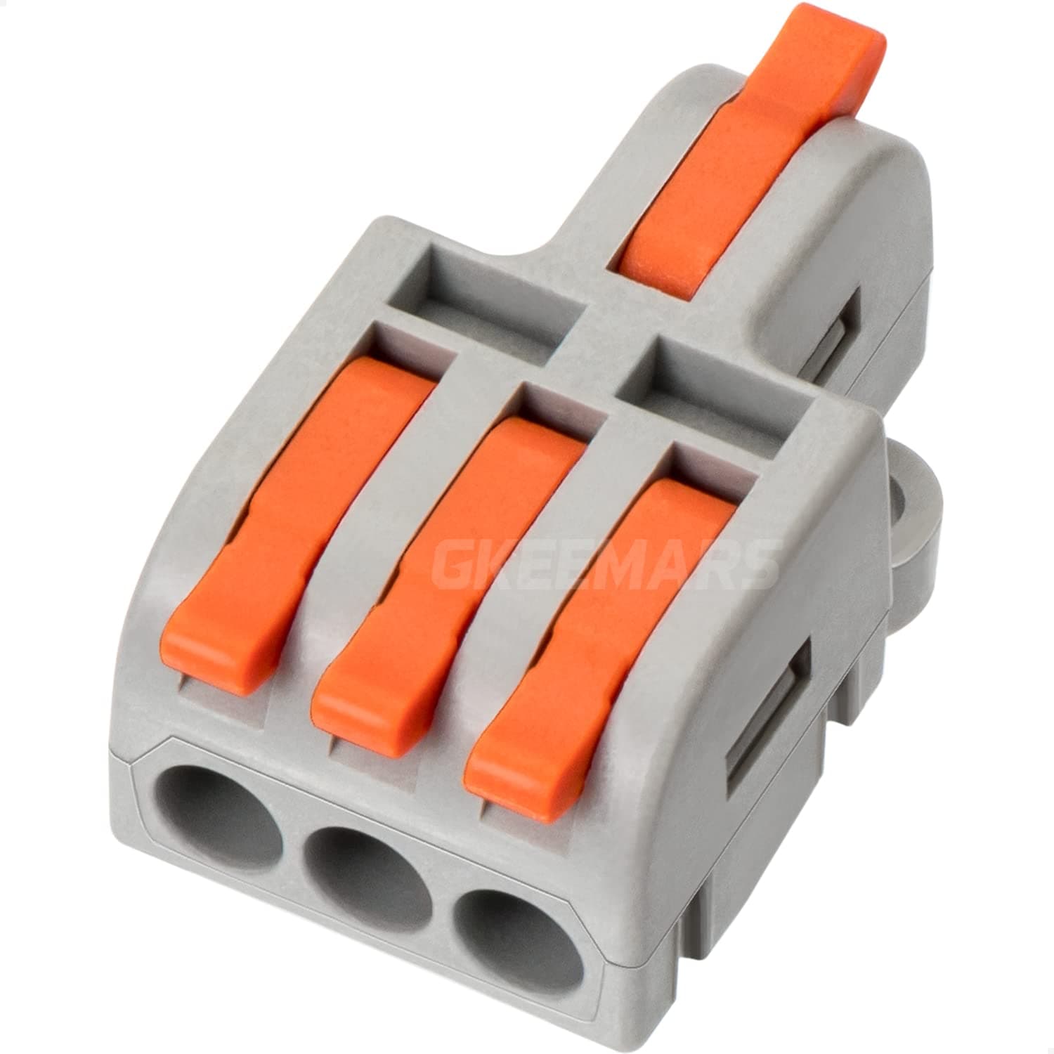 GKEEMARS 10Pcs Mini Electrical Wire Connectors, DIY Splicing into 4/6/8/9/10 Way Butt Terminal Block Connectors (1 in 3 Out)