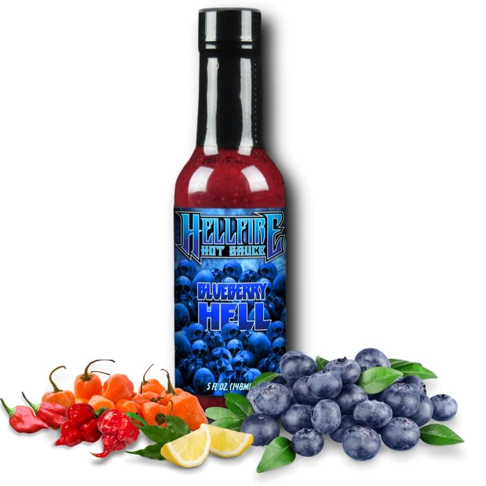 Blueberry Hell Hot Sauce by Hellfire Hot Sauce