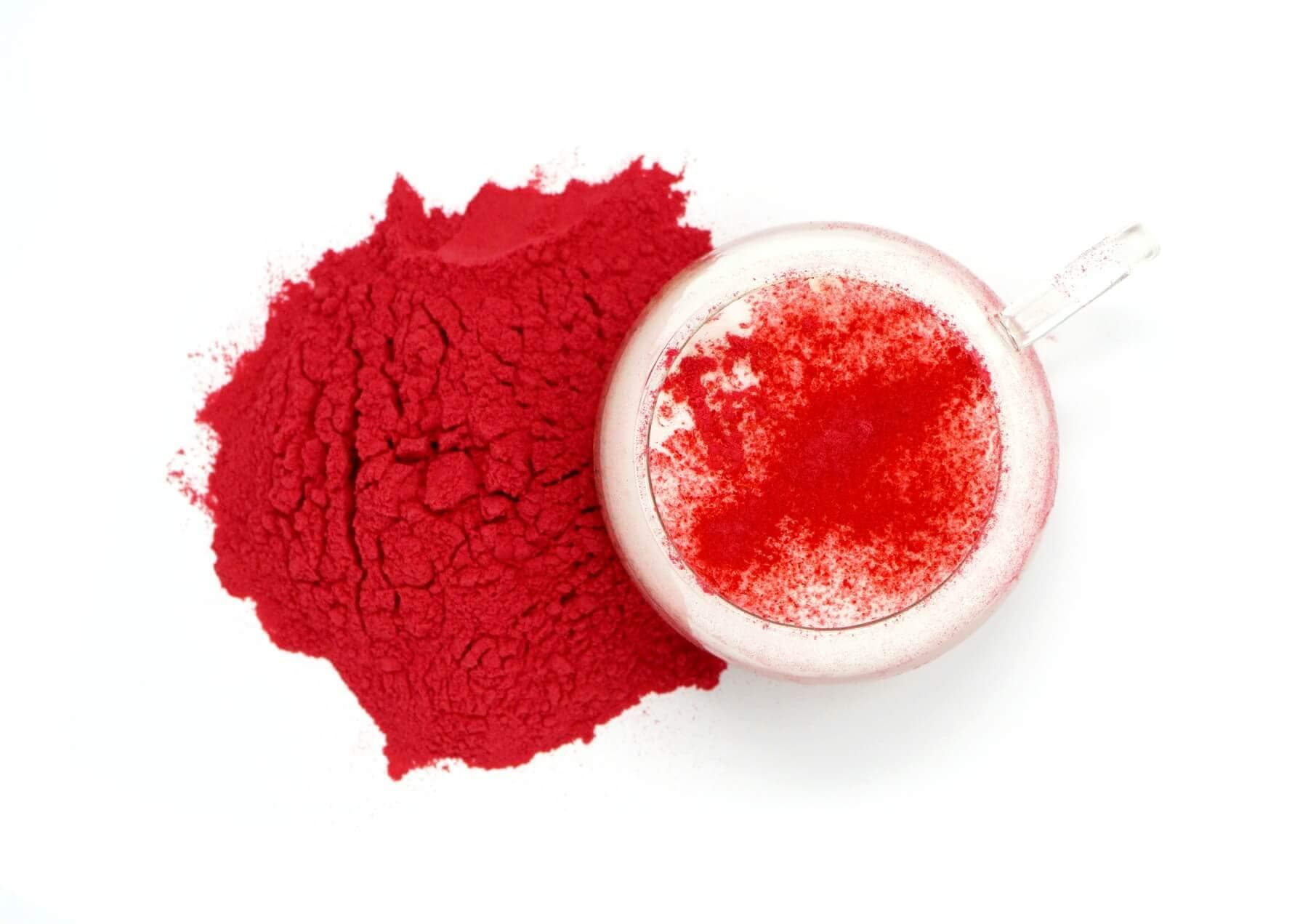 Natural Raspberry Powder - Raspberry Dust from Germany | Net weight 1.76oz / 50g | Delicious German raspberry powder for unbelievable frostings, ice cream, cereal or smoothie bowls