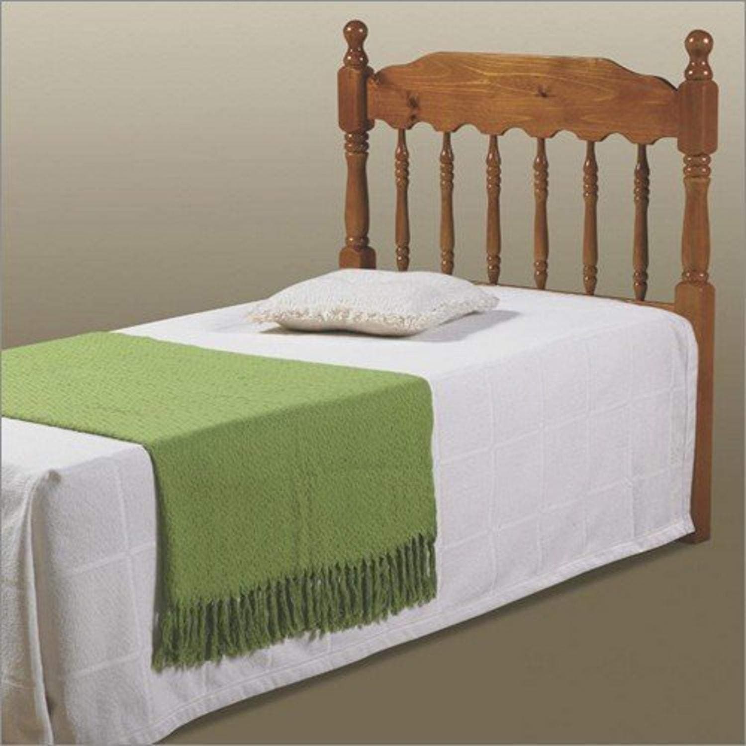 Donco Kids Large Spindle Headboard, Twin, Honey