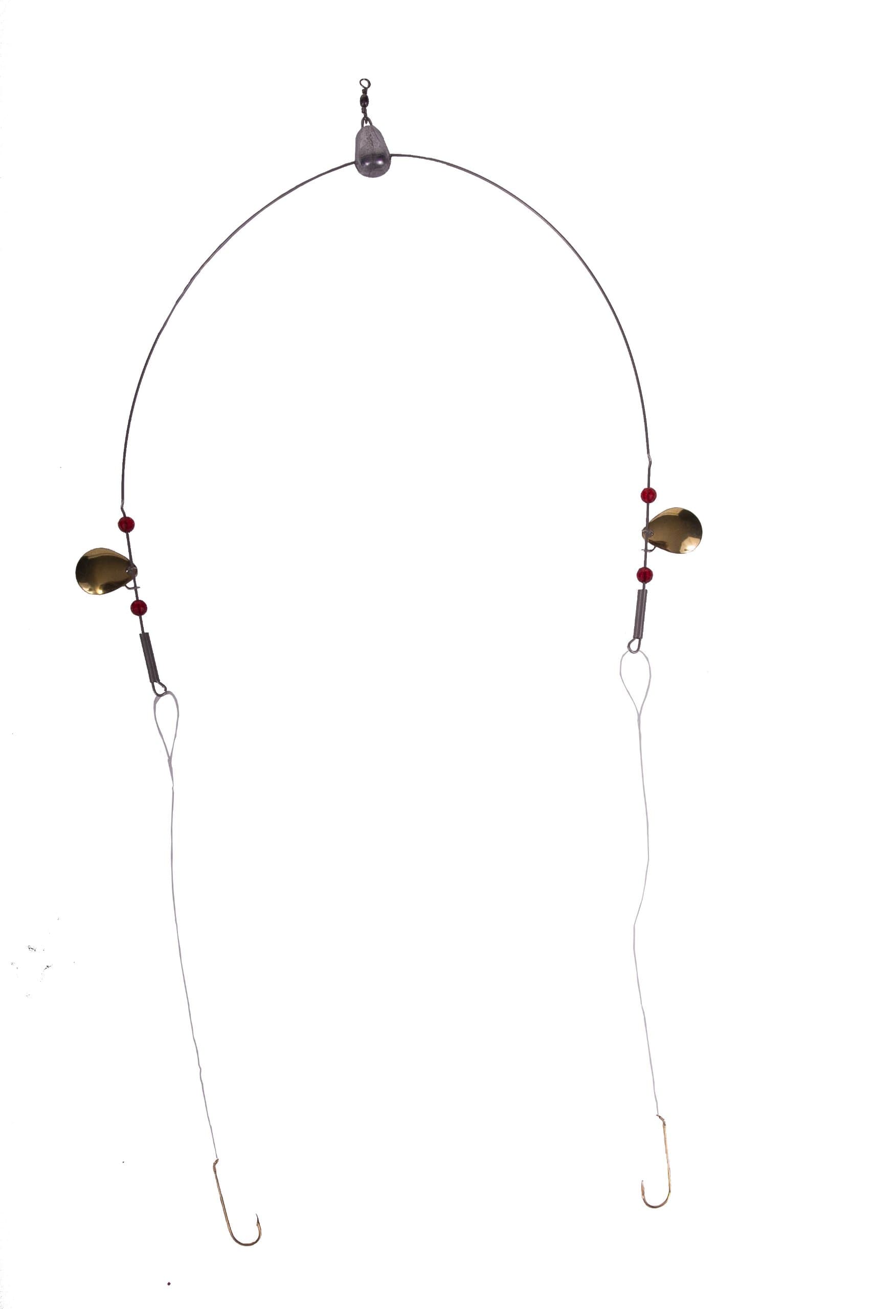 Bullet Weights Perch Rig Gold Perch Rig 1 rig/ea, Multicolored, One Size, (PCHRIG-GLD)