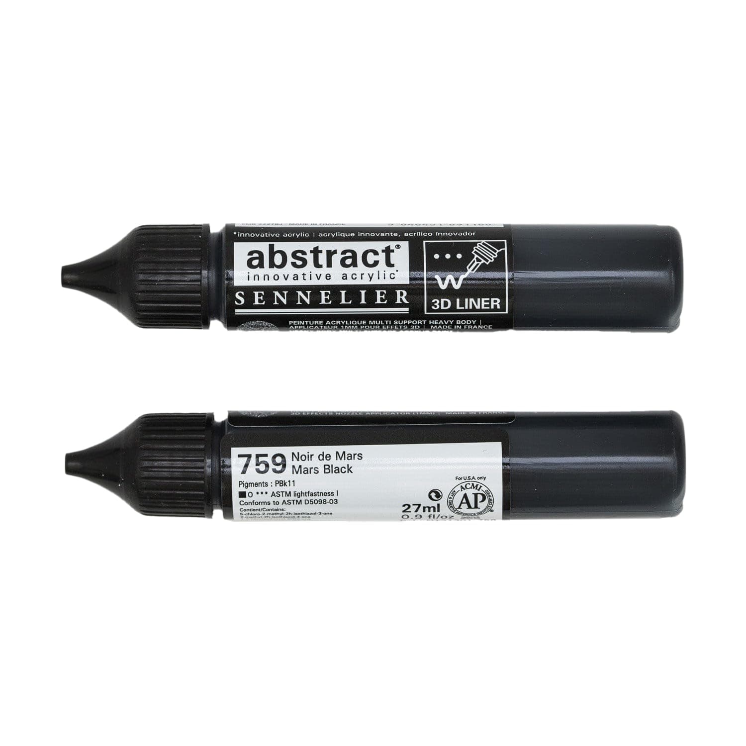 SENNELIER ABSTRACT LNR 27ML MARS BLACK