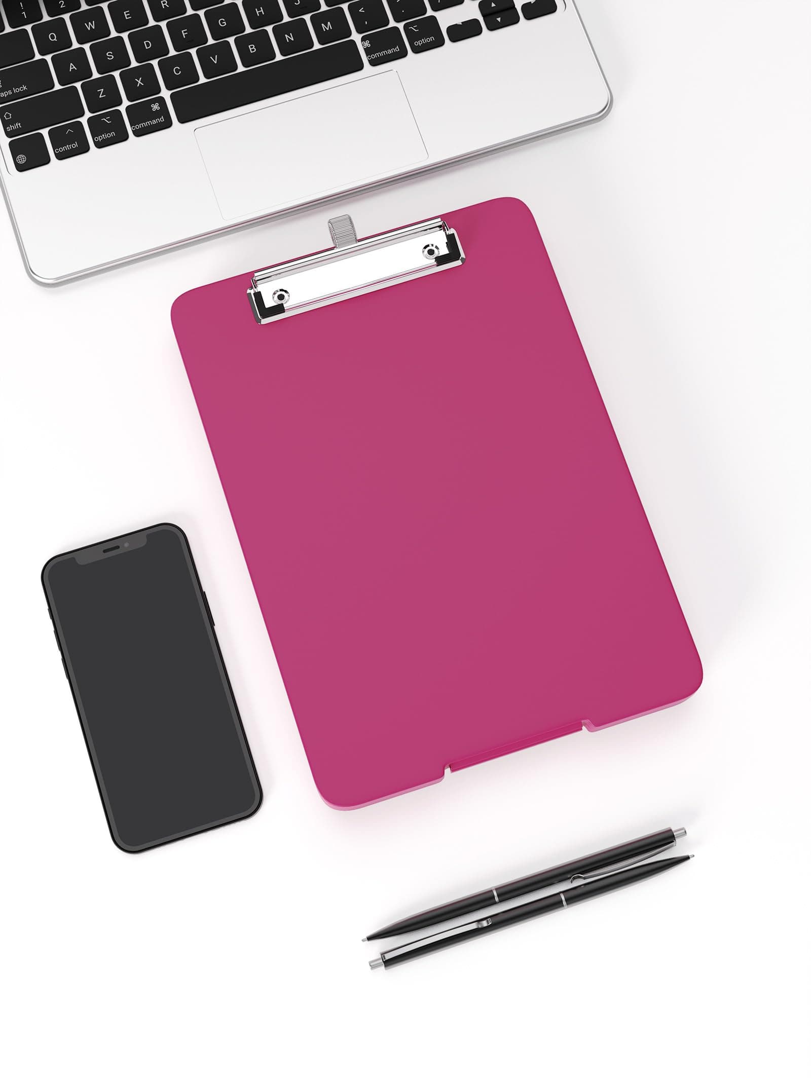 A5 Clipboard with Storage, 6 x 9'' Nursing Clipboards Foldable Storage, Plastic Clipboards Foldable, Office Supplies, School Supplies, Menu clipboards for Work, Red