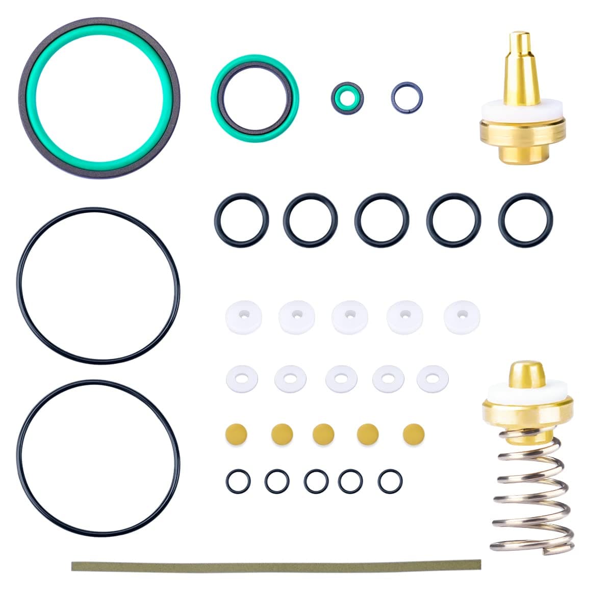 PCP air compressor sealing ring kit, cylinder O-rings & check valve and rupture discs & washers, a complete set of daily maintenance parts dedicated to spritech series compressors
