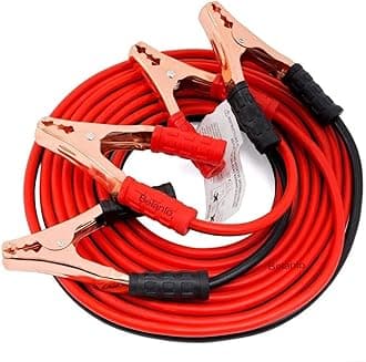 Belanto Car Heavy Duty Auto Jumper Cable, Automotive Battery Booster Wire with Clamp for Jump Starting Dead or Weak Batteries 7-Feet, 500 AMP Emergency Use Jumper Cable with Carry Bag for Cars