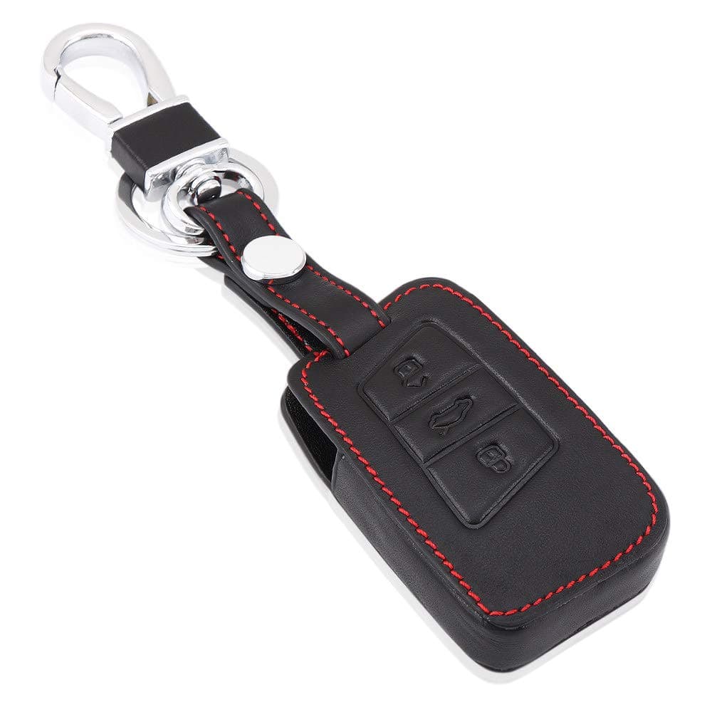 FGJIHB Key caseCar Leather Smart Key Cover Case Protector for VW Passat B8 Car accessories