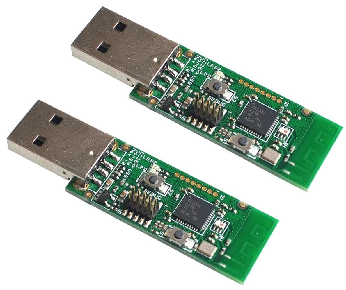 2pcs Zigbee CC2531 Sniffer Bare Board Packet Protocol Analyzer Module USB Dongle