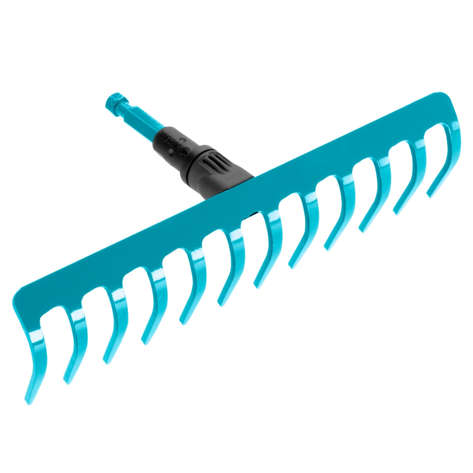 Gardena combisystem rake: Practical rake with 12 tines ideal garden accessories for raking, weed removal and for working the soil, working width 30 cm, suitable for all cs-stems (3177-20)