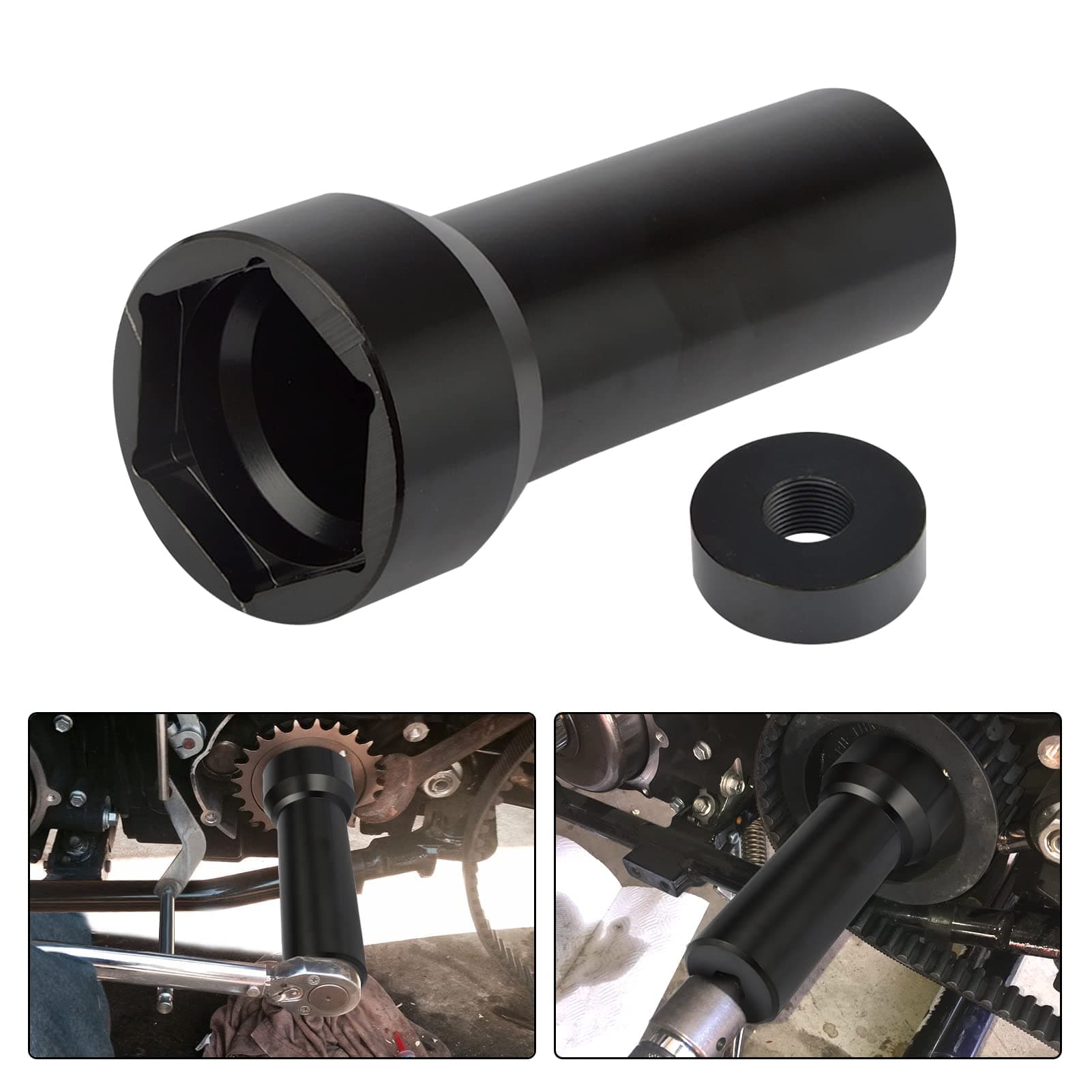 2-1/4" Mainshaft Sprocket Pulley Lock Nut Socket Tool Compatible with 2006-UP Harley Twin Cams Dyna