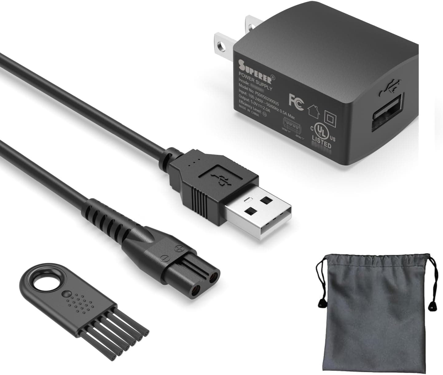 Charger Replacement Fit for Manscaped - (Compatible with 3.0/2.0 Electric Groin Hair Trimmer Manscape)