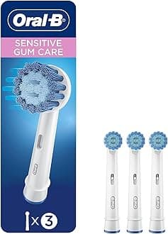 Sensitive Gum Care Electric Toothbrush Replacement Brush Heads Refill, 3 Count