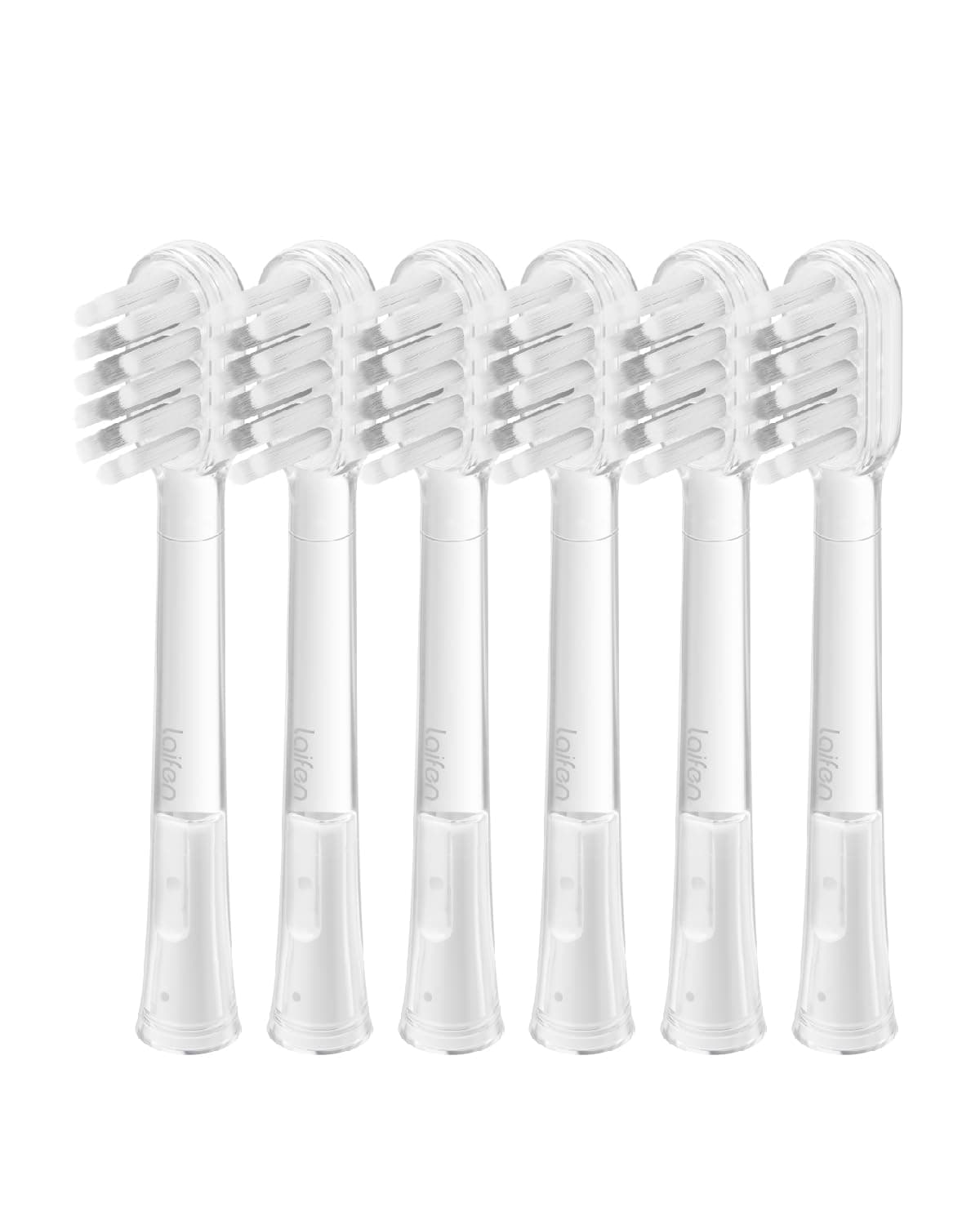 Laifen Cushioned Toothbrush Heads 6 Pack, New 2025 Version Replacement Heads Compatible with Wave/Wave Special Electric Toothbrush (Gum Care)