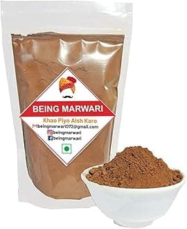 Being Marwari Cocoa Powder for Cake Making Dark (Unsweetened,Vegan & Gluten Free), 400g