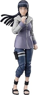 TAMASHII NATIONS S.H. Figuarts Naruto Shippuden Hyuga Hinata Noble White Sokai - Approx. 5.3 inches (135 mm), PVC & ABS Pre-Painted Action Figure