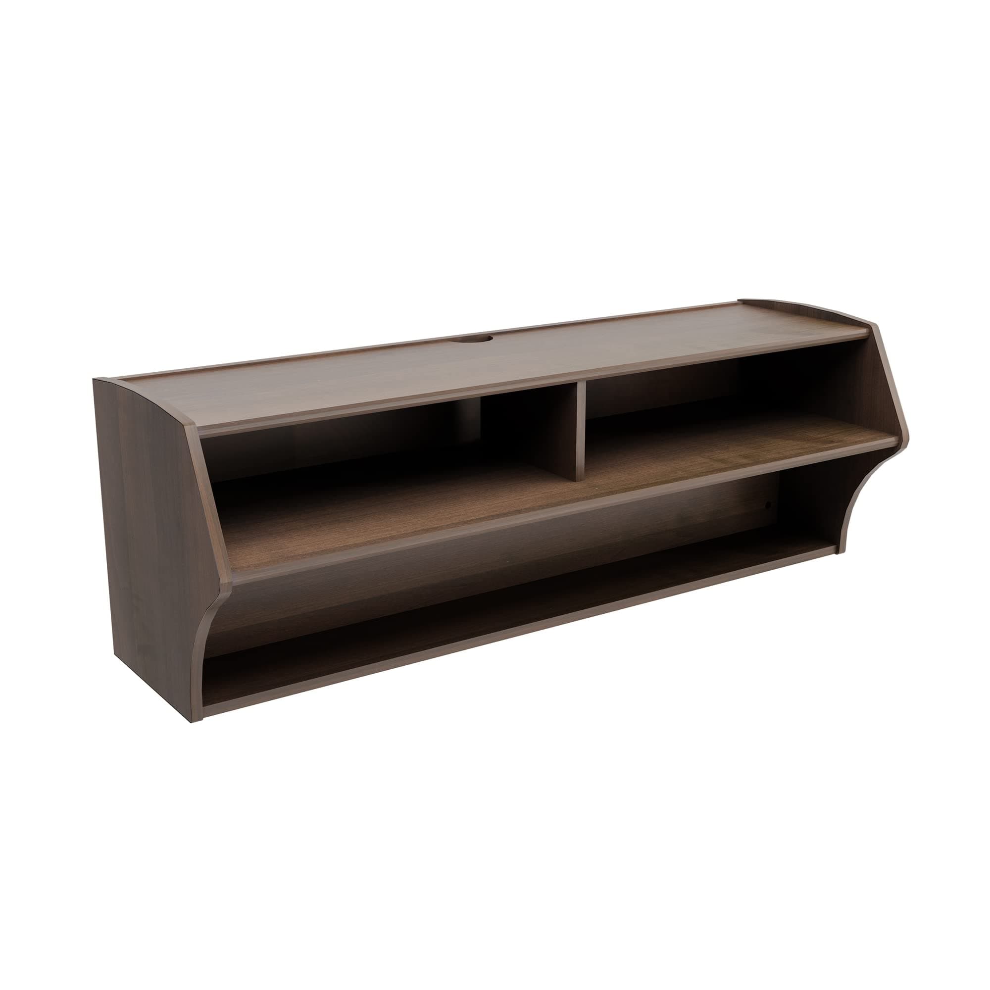 Prepac Altus Wall Mounted Media Console, Espresso