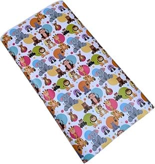 LA TROVE Colourful Gift Wrapping Paper Sheet For Gift Packing|Gift Wrap Roll, Gift Papers Sheets, Gift Cover Wrapping Paper(Jungle Kingdom, Pack 0F 10),Multicolor