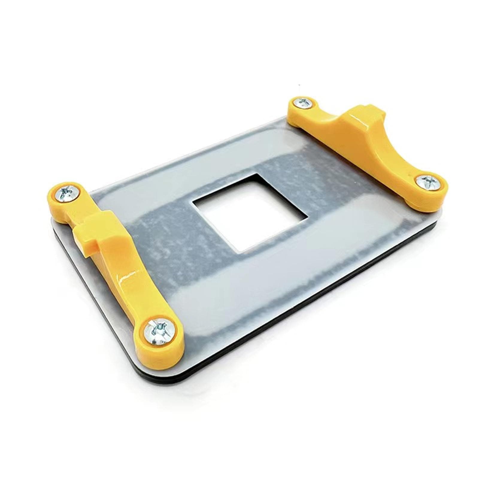 AM4 CPU Heatsink Bracket, AM4 Cooler Mounting Bracket, Iron AM4 CPU Fan Cooler Plate, AMD AM4 Motherboard CPU Fan Retainer Bracket AM4 Metal Back Plate CPU Heatsink Bracket Backplane