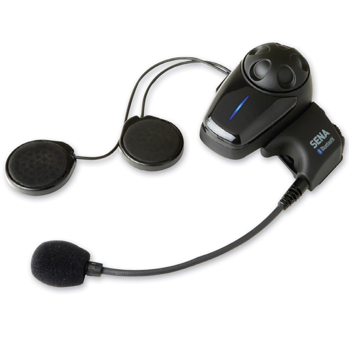 Sena SMH10-11 Motorcycle Bluetooth Headset/Intercom Communication System with Universal Microphone Kit (Single)