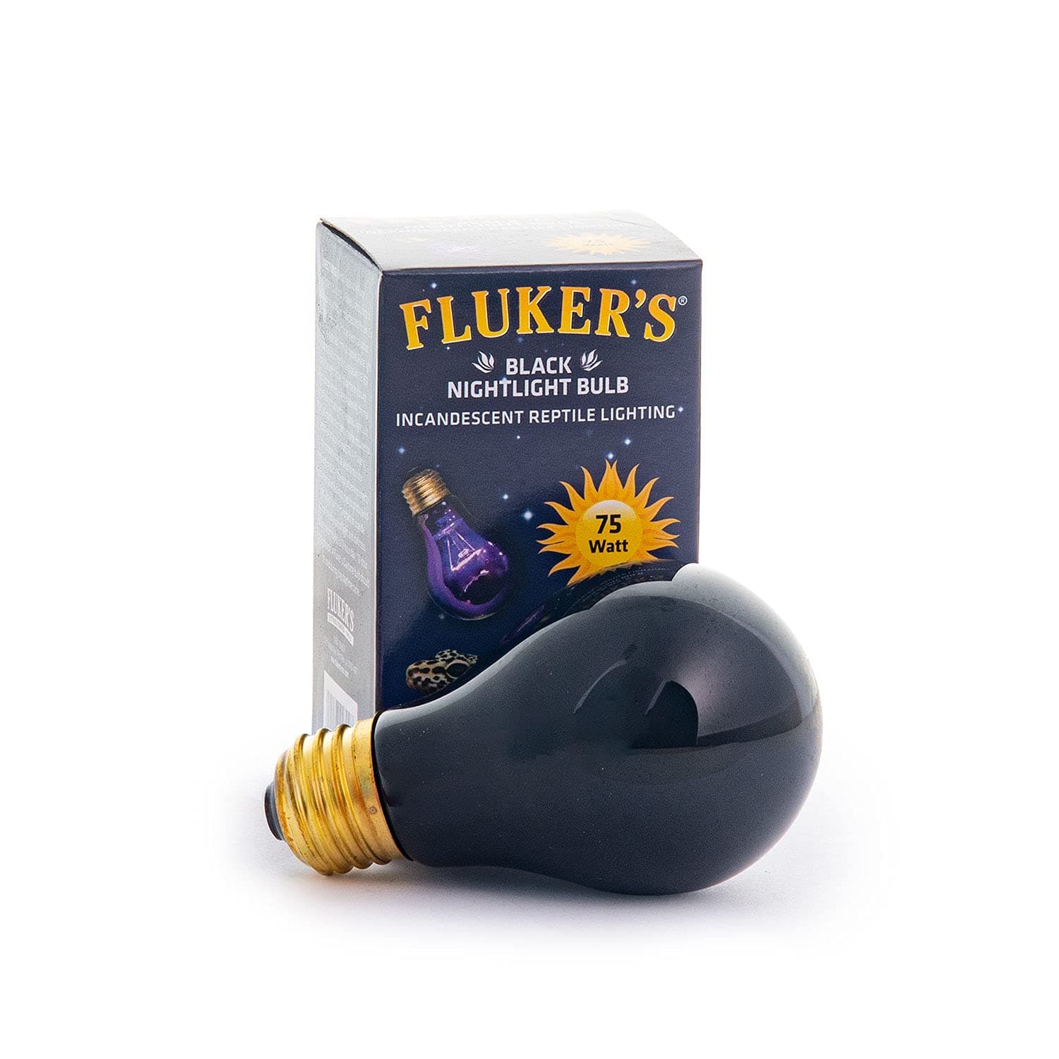 Fluker'sBlack Nightlight Bulbs for Reptiles 75 watt