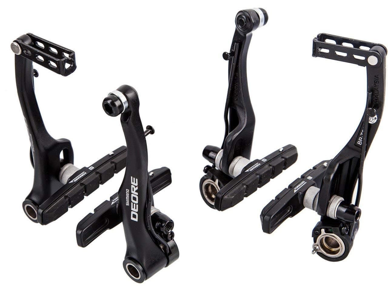 SHIMANO T610 V-BRAKE FRONT X-TYPE BLACK
