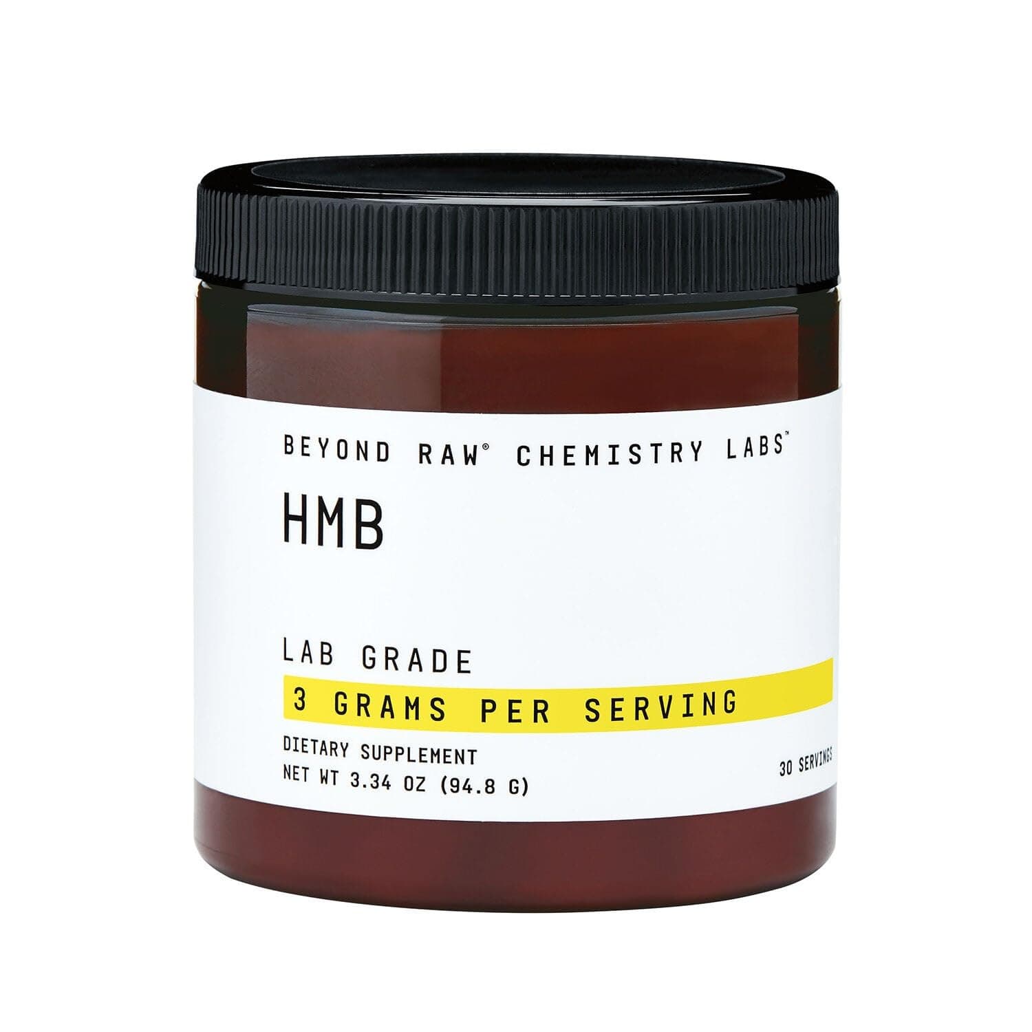 BEYOND RAW Beyond Raw Chemistry Labs HMB Powder | Increase Performance | 30 Servings