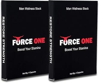 CIRKLE STREET Force One Capsules for Strength and Power | No Side Effects | Benefit Vigour and Health | Stamina & Energy Booster| Men Power Supplement (8 Capsules)