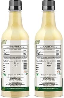 AVG Health Organics Amla Berry Green Juice | Pure Amla Extract - Pack of 2 x 500 ml | Rich in Vitamin C, Antioxidants | Boosts Immunity, Natural Detox, Hair & Skin Health | 100% Natural, No Added