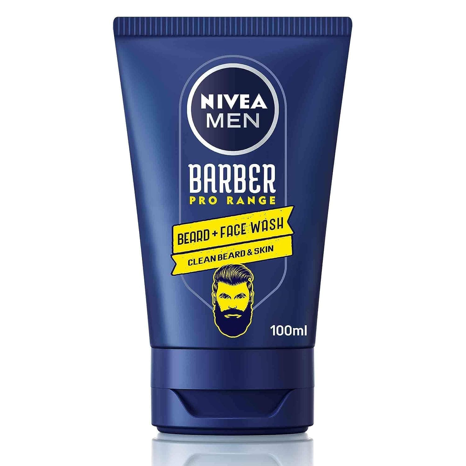 NIVEA MEN BARBER Pro Range Beard & Face Cleansing Wash, 100ml