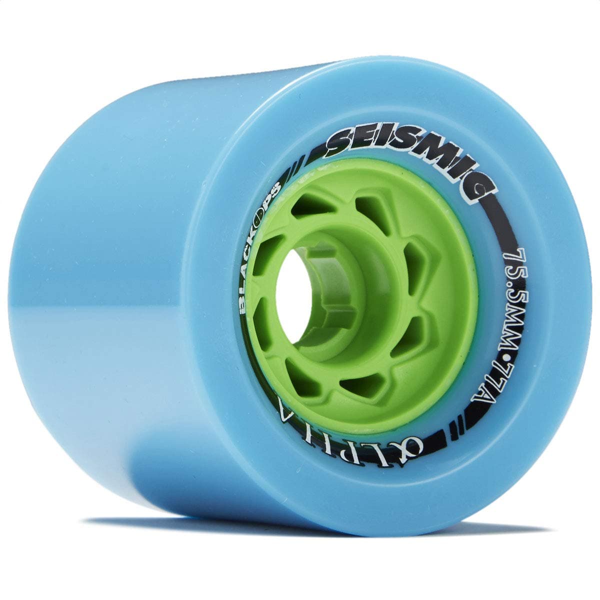 Seismic Alpha Longboard Wheels - 75.5mm - 77a Blue