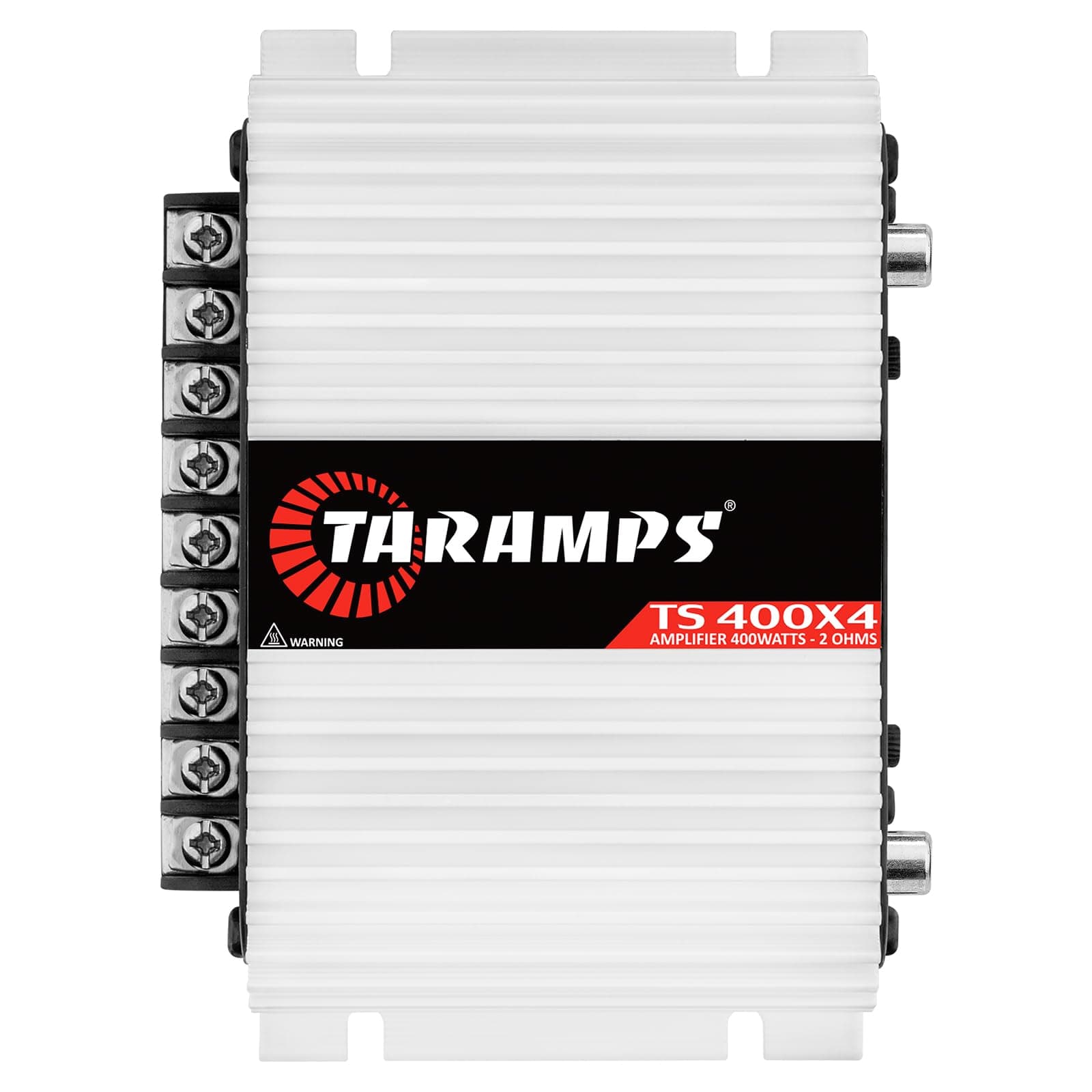 Taramps TS 400x4 FULL RANGE 2 Ohms 4 Channels 400 Watts RMS Class D Car Audio Amplifier Multichannel LED Indicator CROSSOVER Frequency Response 10Hz to 30KHz High Pass and Low Pass