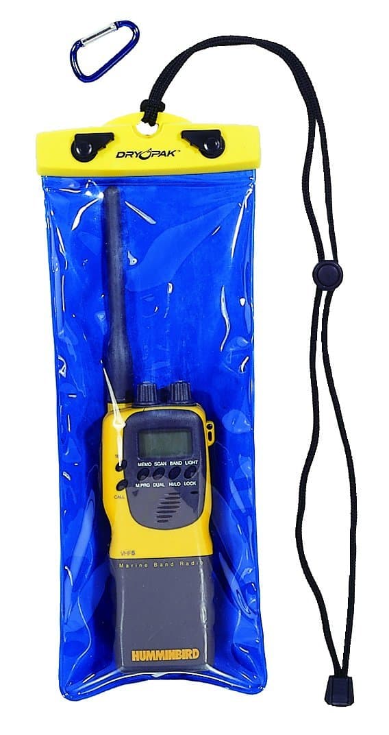 Dry Pack VHF Radio Case, 5 x 12,Blue