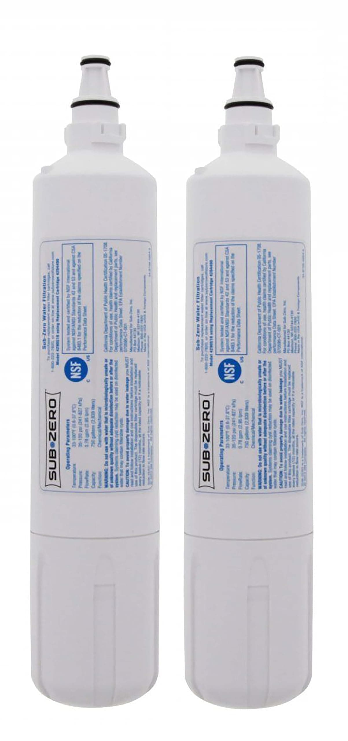 Fridge Filter 4204490 Refrigerator Water Filter Replacement Cartridge 2 Pack