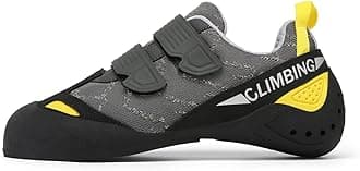 GVONGClimbing Shoes Mens Light Anti-Slip Indoor Outdoor Rock Climbing Sneaker for Beginners Professional Climbers