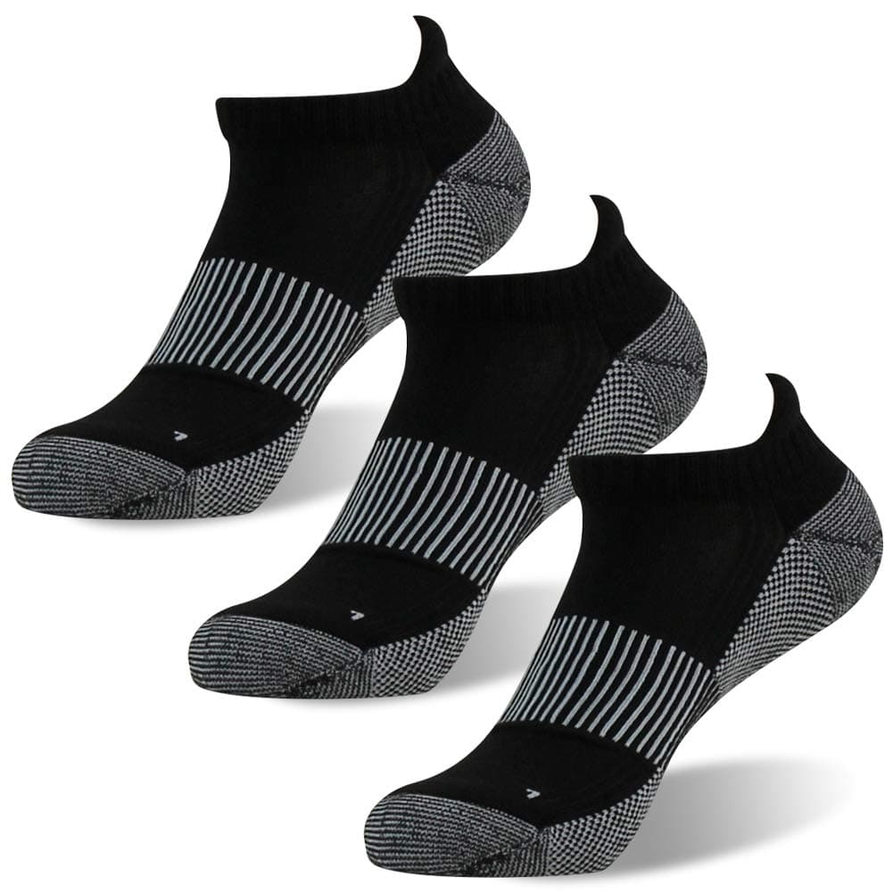 Copper Compression Socks,Unisex Cushioned Sole Arch Support Athletic Ankle/Crew Running Hiking Socks
