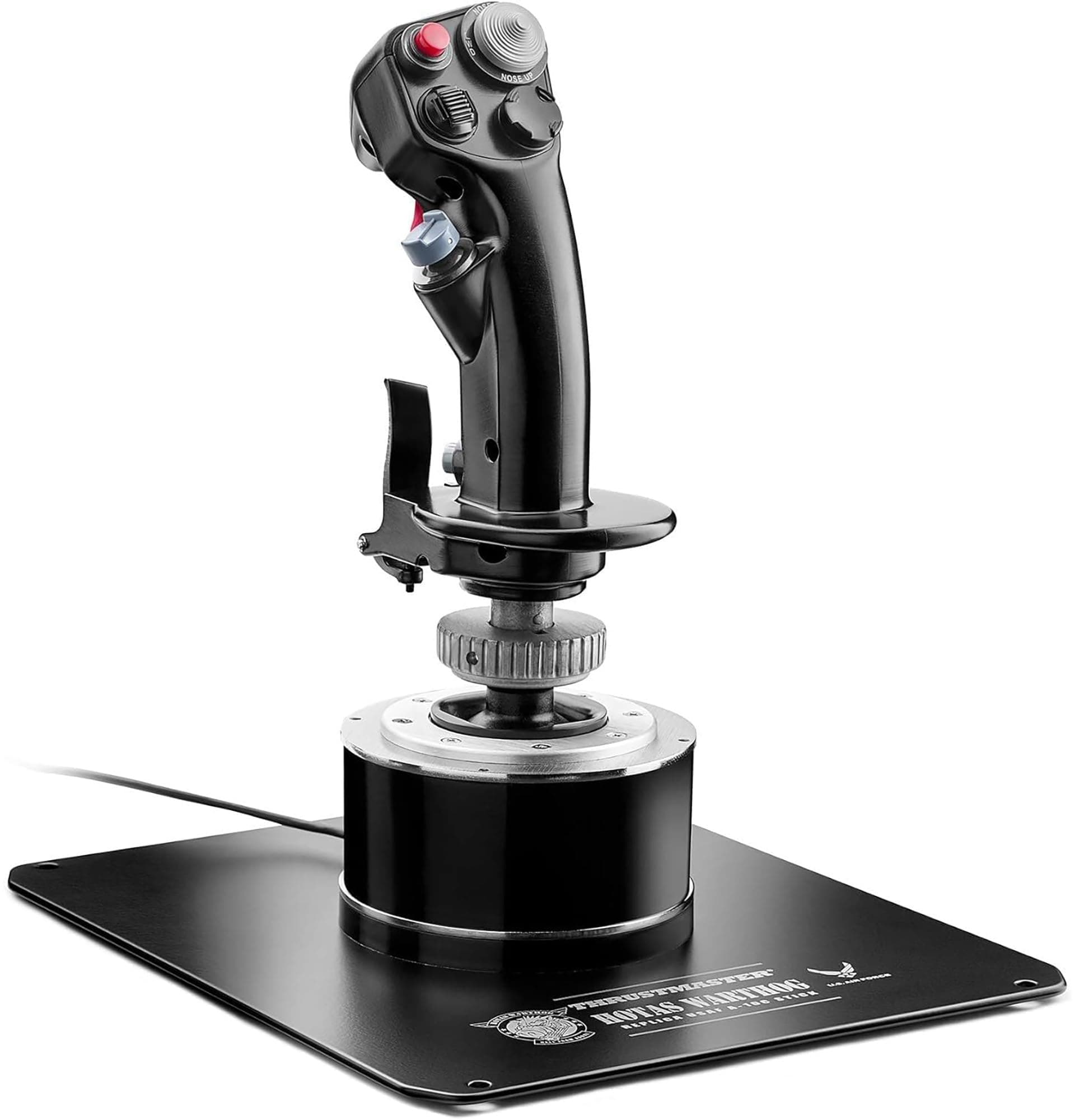 HOTAS Warthog Flight Stick for Flight Simulation, Official Replica of the U.S Air Force A-10C Aircraft (Compatible with PC)