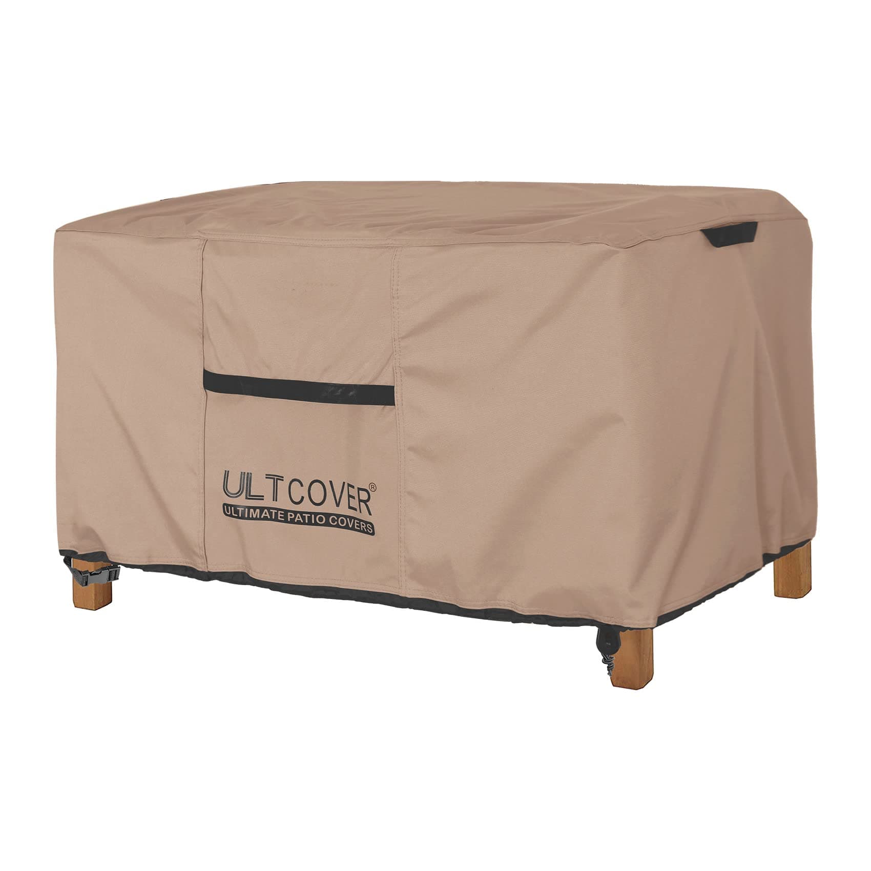 Patio Coffee Table Cover, Waterproof Rectangular Outdoor Small Side Table Cover 48x26x18 inch