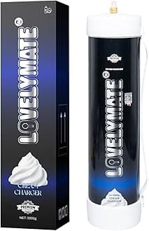 Lovemate Large Whipped Cream Chargers 4.4l - 3000g Tanks Food Grade Kitchen Tools (3000g - 1piece)