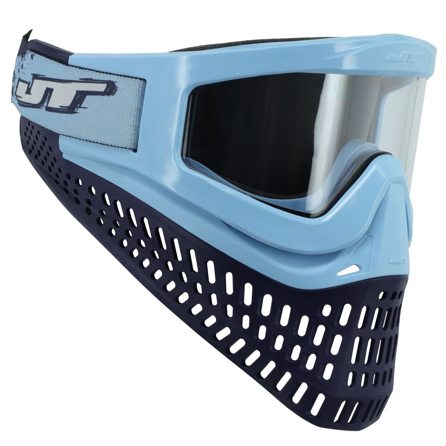 JT Proflex X With Quick Change System and Thermal Lens Paintball Goggle Brown/Sky, Blue