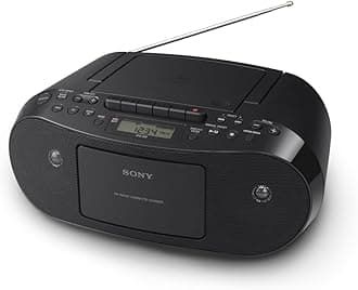 Sony CFDS50 Portable CD, Cassette & AM/FM Radio Boombox-(Renewed)