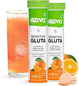 OZiva Glutathione Tablets (Orange)