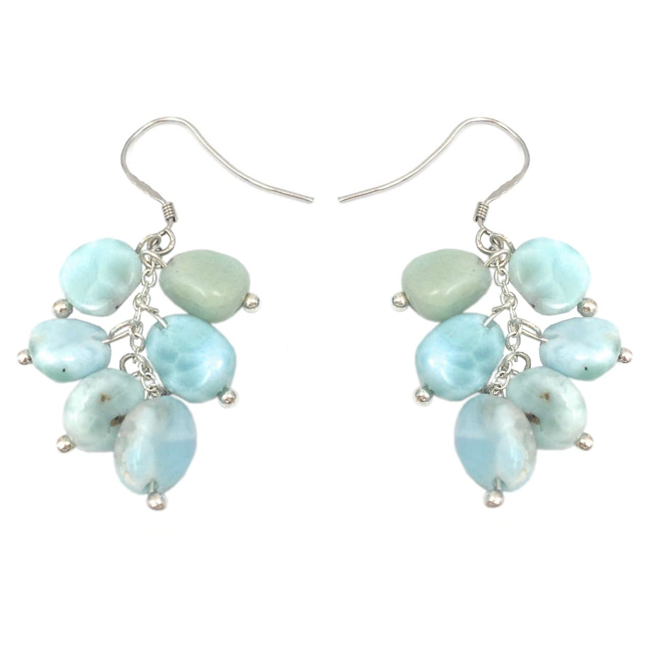 Lii Ji Natural Stone Larimar Drop Earring