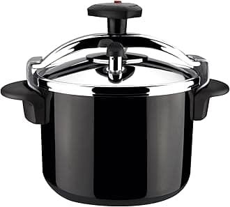Castell Pressure Cooker, Black - 6 Liters
