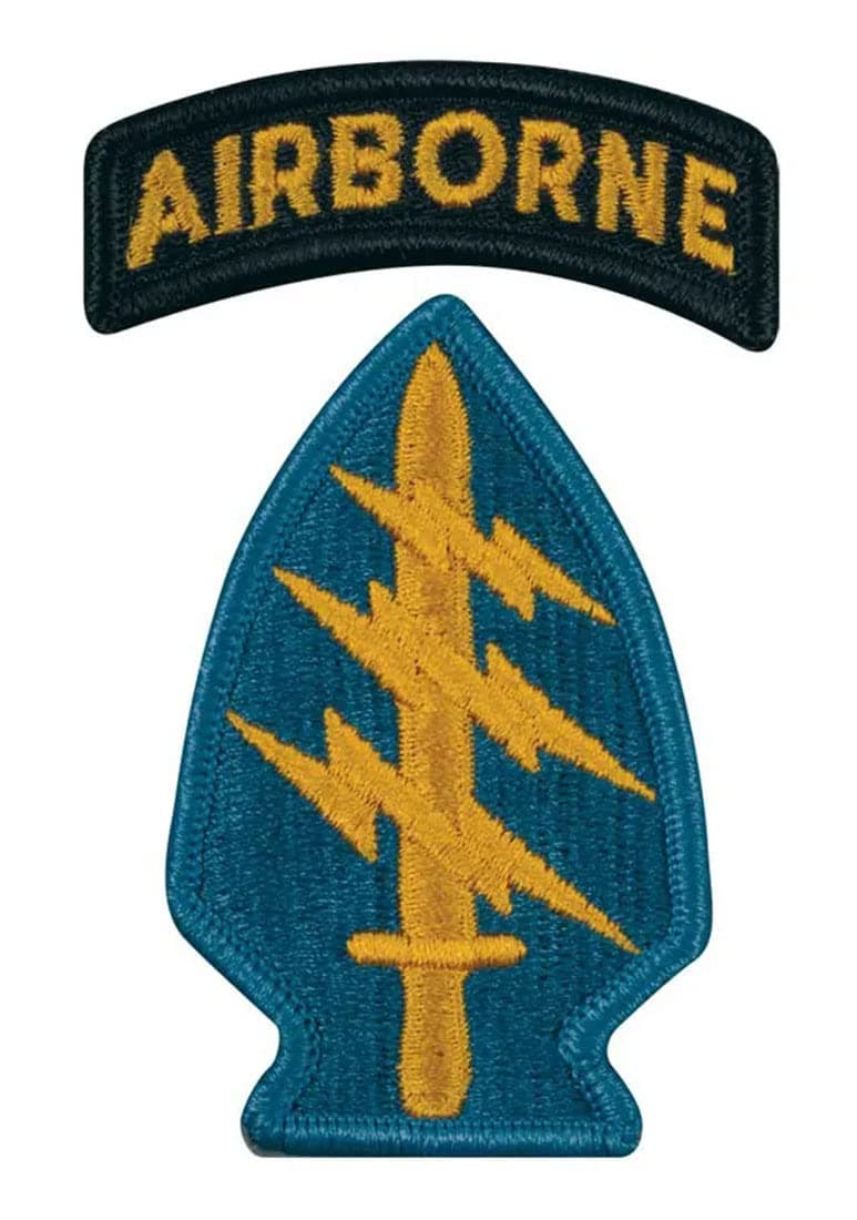 Special Forces Group AGSU Full Color Patch with Airborne Tab (Military Issued)-Veteran Owned Business