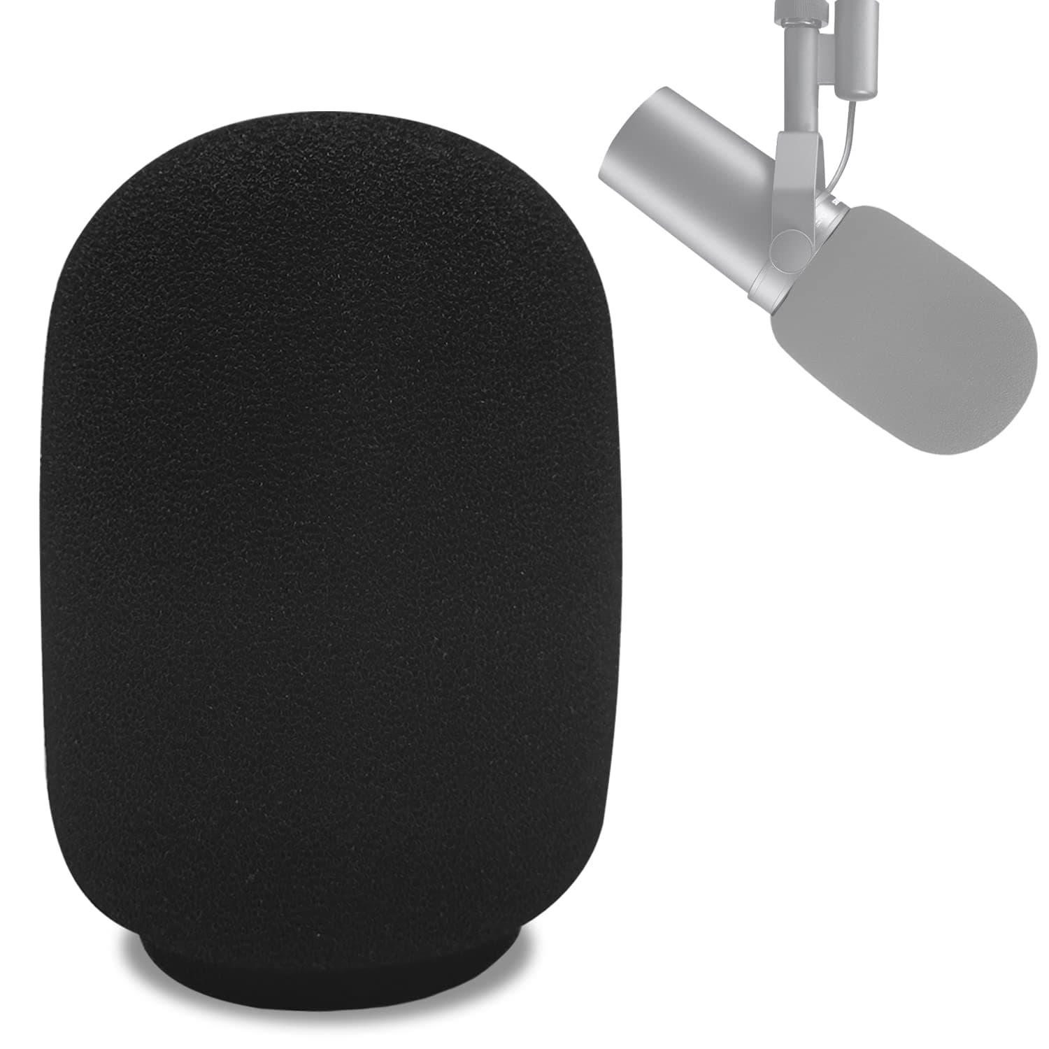 Microphone Cover for SM7B, Mic Cover Foam Microphone Windscreen Compatitable with SM7B Professional Mic Foam for SM7B Recording Condenser Microphones