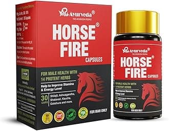 Horse Fire Capsule, Strength & Stamina Booster For Men Wellness (Pack of 30 Capsules)