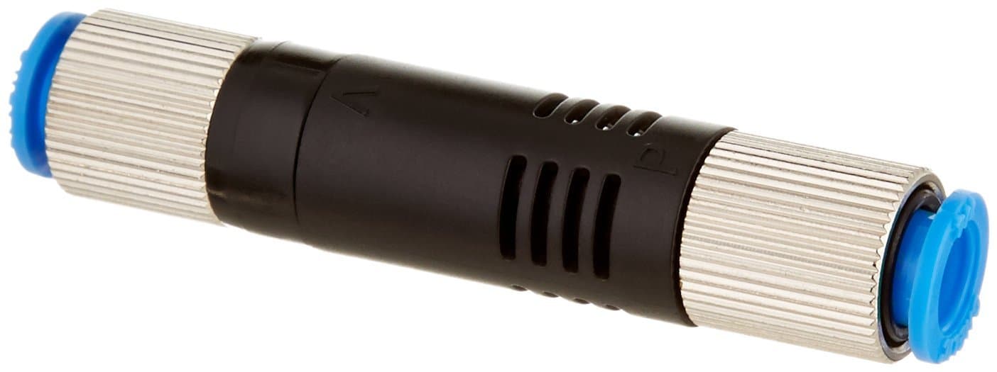 Vacuforce VML0514 Inline Vacuum Venturi with an Internal Silencer, 0.5 mm Diameter, 1/4 Ports