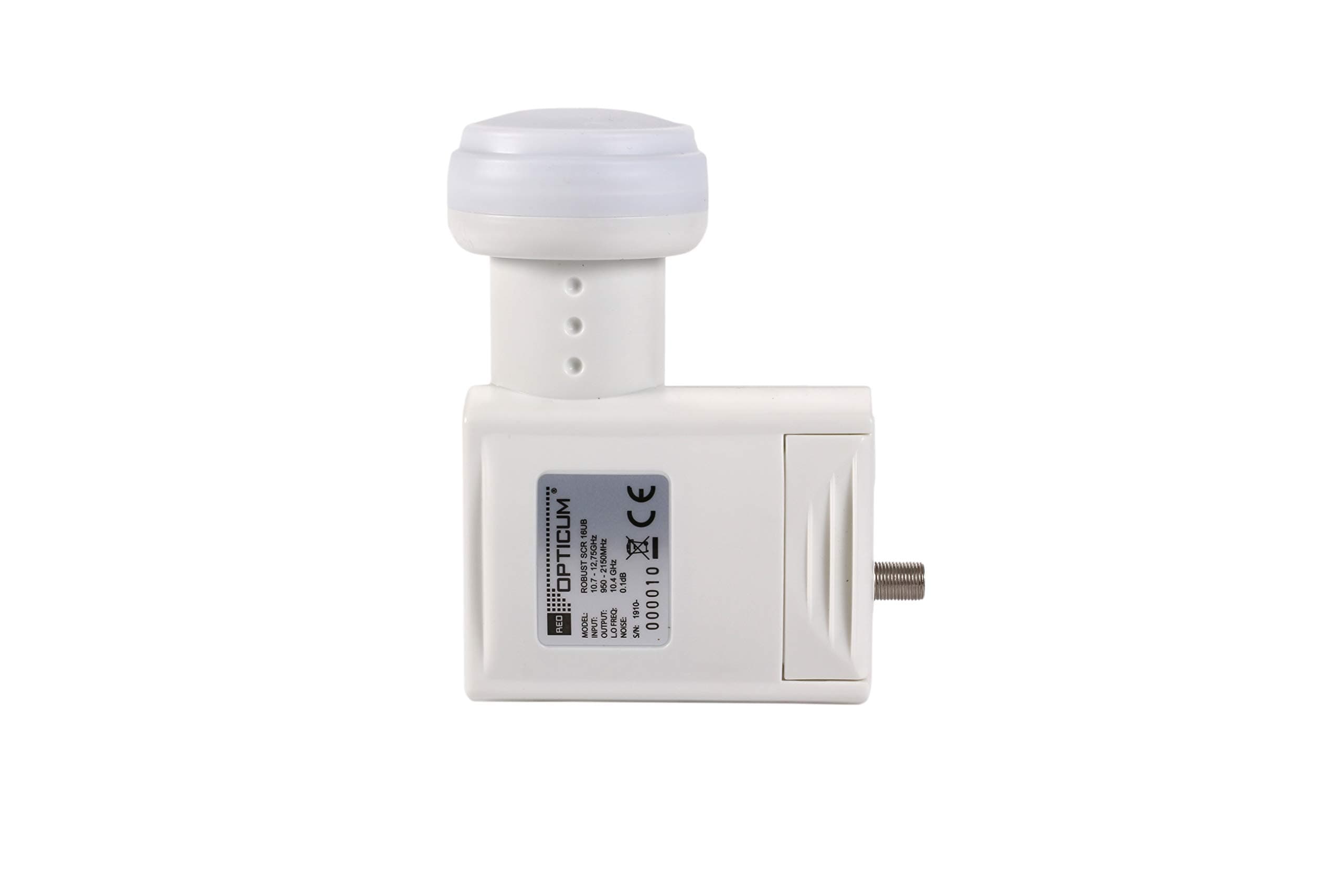 Red Opticum Robust SCR 16UB LNB Unicable LNB for up to 16 participants / 4K Ready / 3D Ready/UHD Ready/Extendable Weather Protection