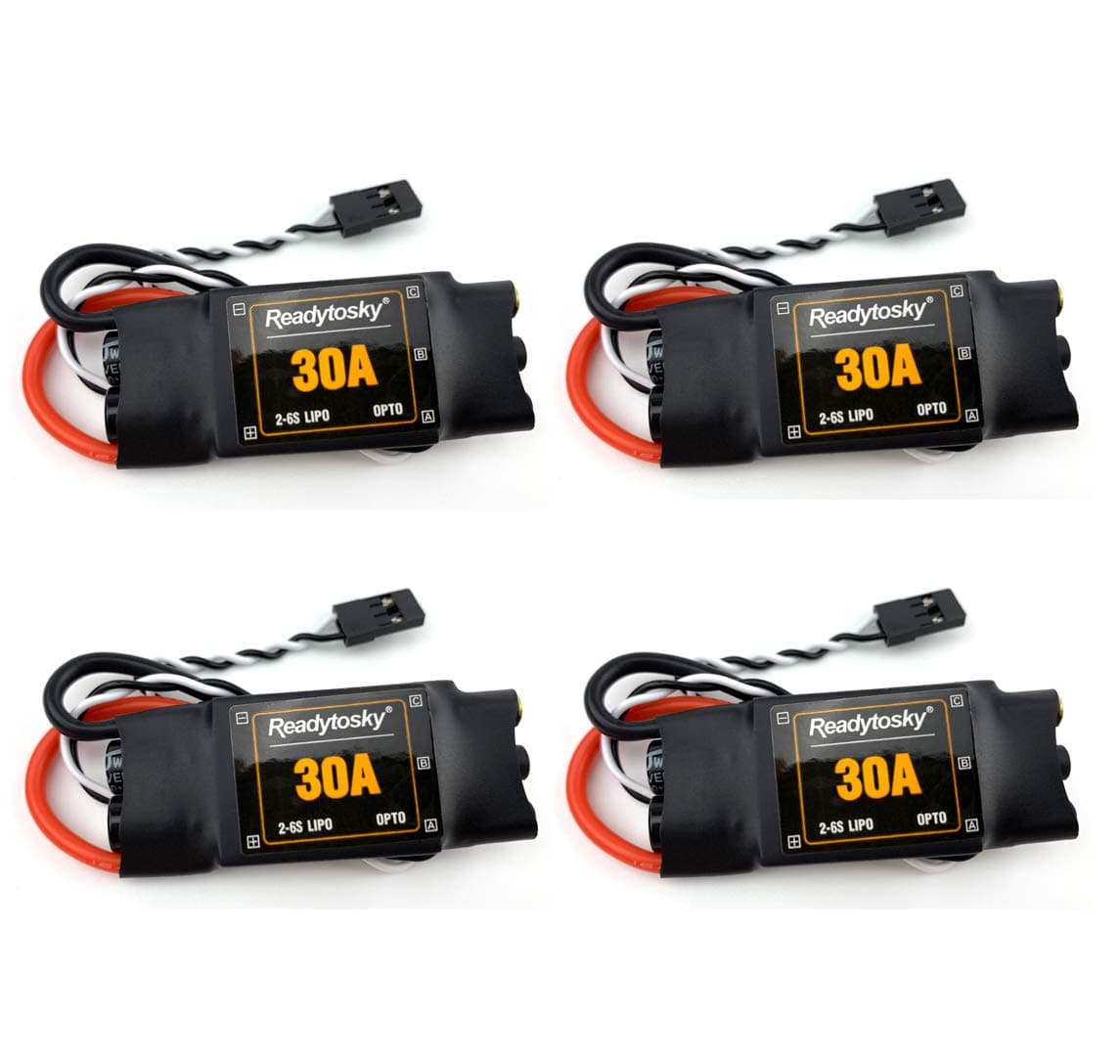30A ESC 2-6S OPTO Brushless Electronic Speed Controller for F450 S500 ZD550 RC Helicopter Quadcopter(4PCS)